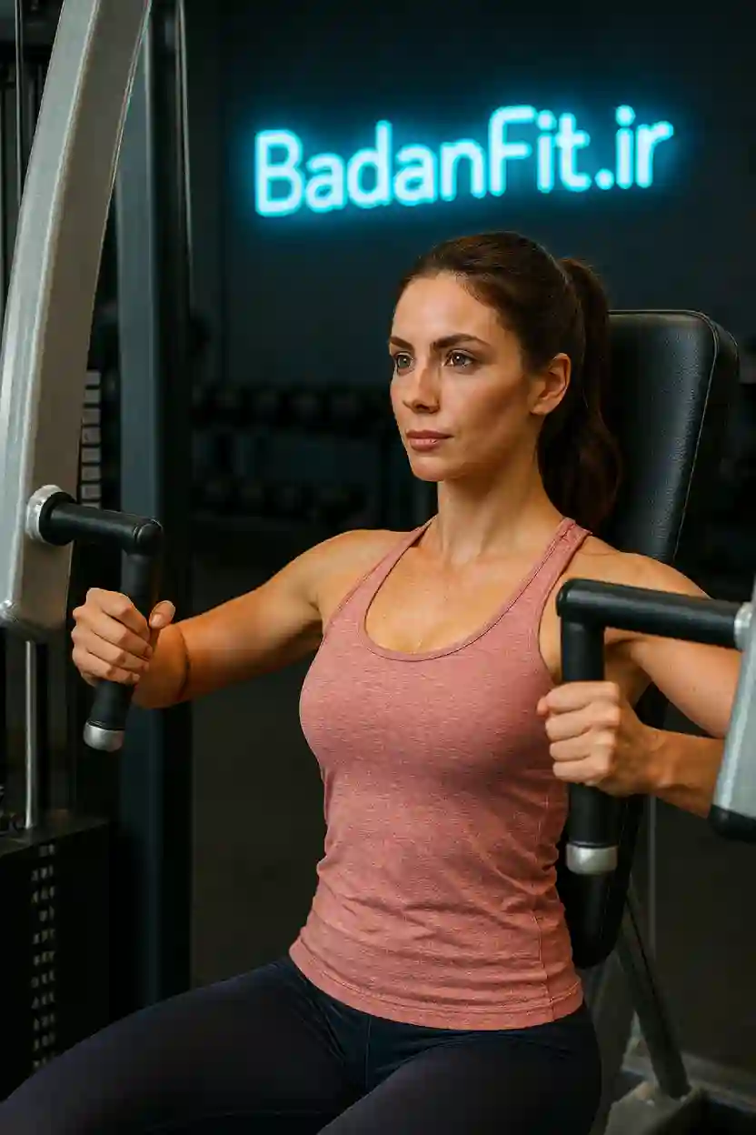 راهنمای انجام صحیح تمرین قفسه سینه با دستگاه