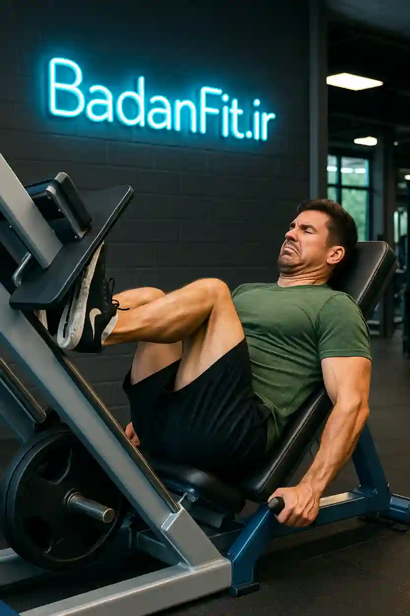 نحوه صحیح انجام پرس پا با دستگاه